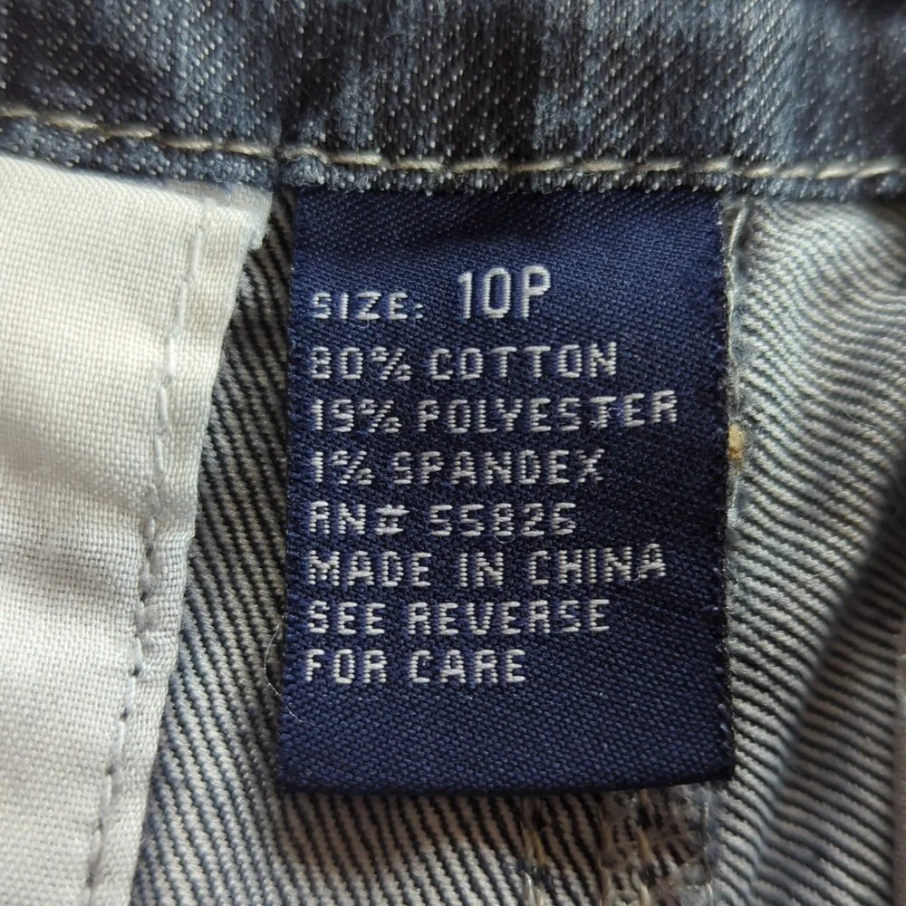 Baccini Bermuda Jean Shorts 10P Blue Pockets - Picture 3 of 14